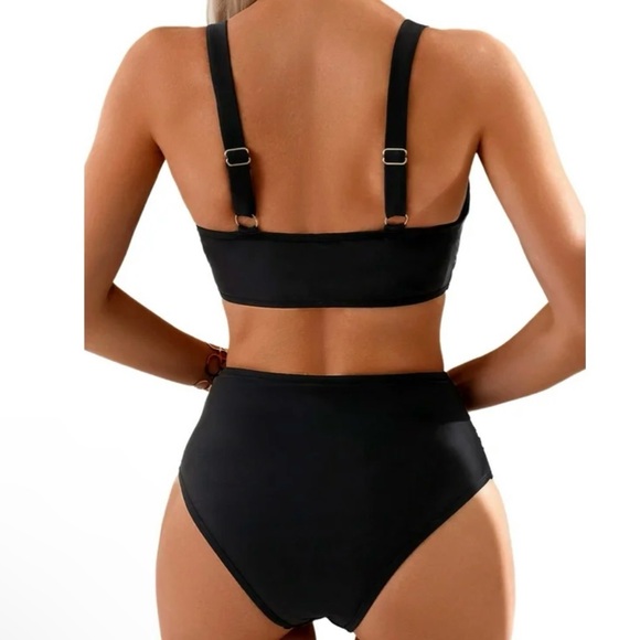 NWOT MakeMeChic One Piece Swimsuit One Shoulder Swimwear Bathing Suit Sz Large - Picture 2 of 10